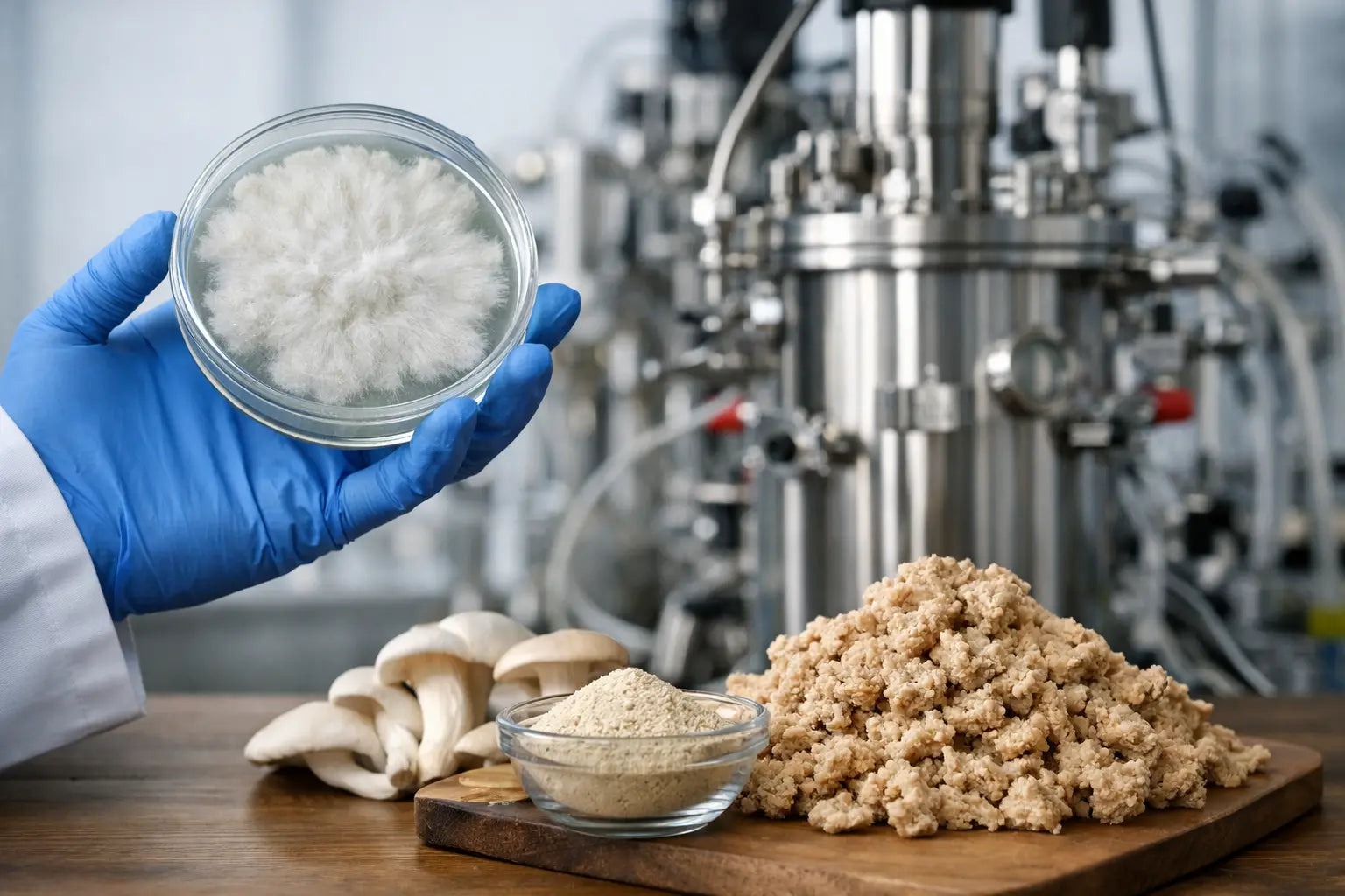 Wie entsteht Mykoprotein aus Myzel wirklich?