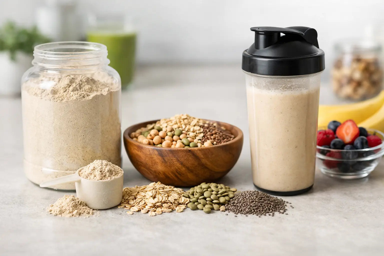 Ballaststoffreiches Proteinpulver im Alltag