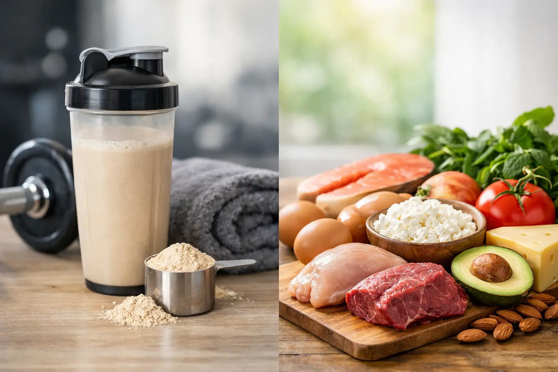 Proteinshake oder echte Zutat - was zählt im Alltag?