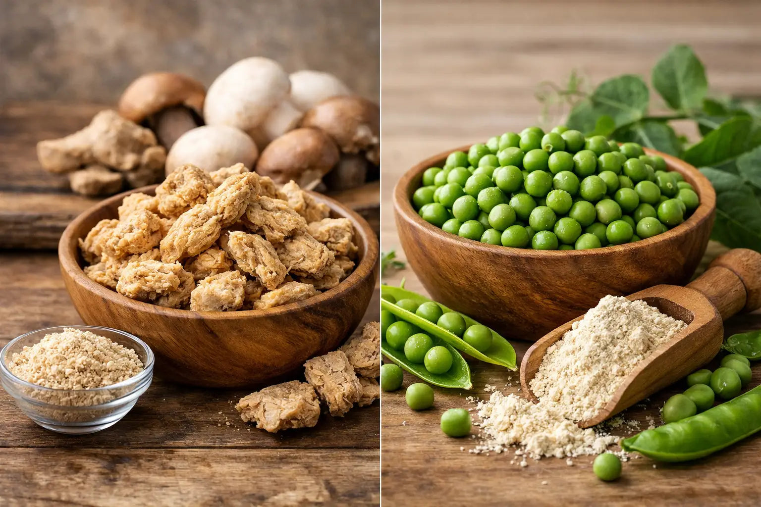 Mykoprotein vs. Erbsenprotein: Welches Protein passt besser zu dir? 